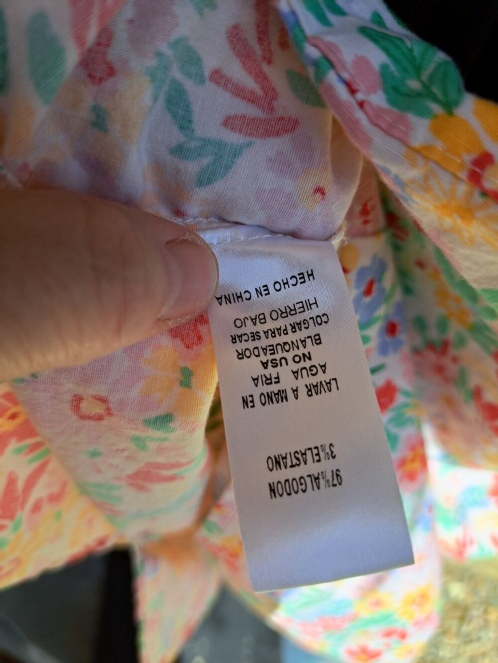Sadie and Sage Floral Mini Dress Adjustable Straps Slit  Multicolor Women's XL - Picture 9 of 13